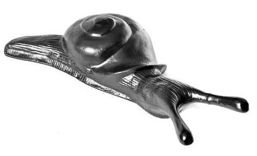 Cast iron snail - snail, boot