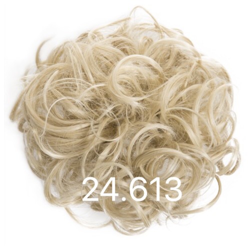 Curly large messy bun hair - bun,