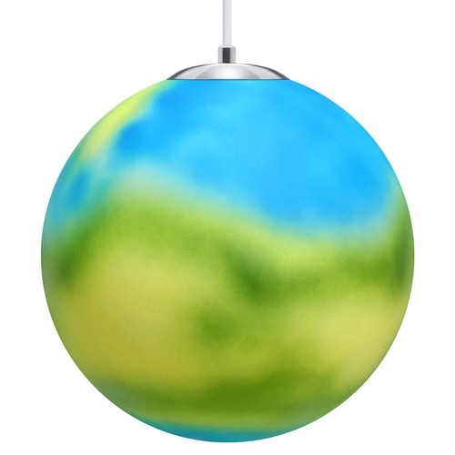 Art deco earth - deco, lamp