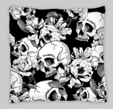 Sugar Skull flowers drawring