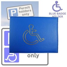 Disabled Blue Badge Wallet Holder Hologram Safe Parking Permit Display Cover 