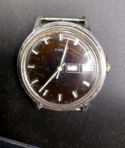 1975 timex mercury watch red - watch,