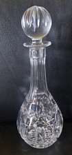 Vintage cut glass port - glass,
