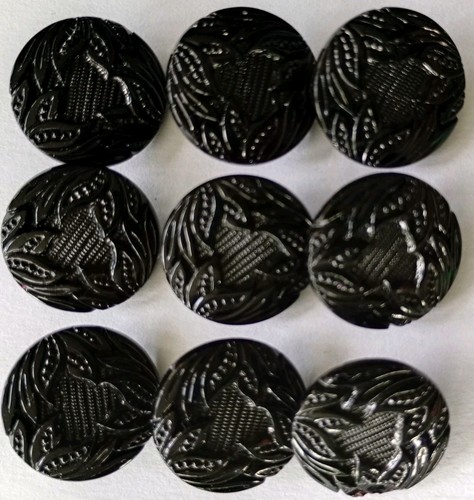 Vintage black glass - 9,