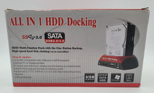 All In 1 2.5" 3.5"IDE SATA HDD Hard Drive Disk Clone Holder Dock Docking Station