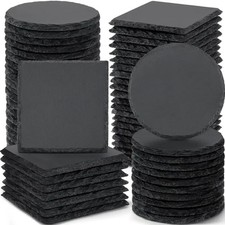 Slate Coasters Natural Square