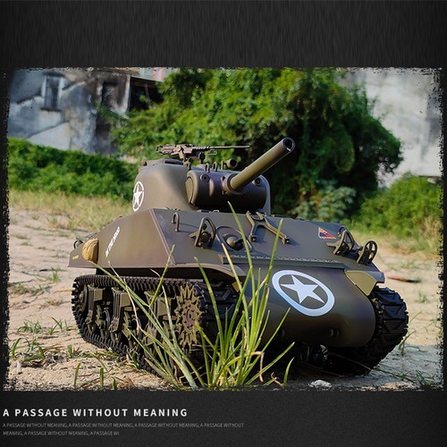 Henglong m4a3 sherman rc - 1:16,