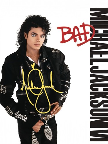 Michael jackson signed - michael,