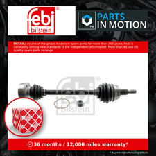 Drive Shaft fits SKODA OCTAVIA Mk1 1.9D Front Left 97 to 03 Manual Transmission