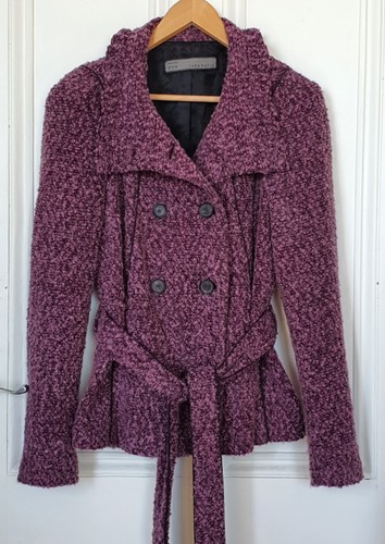 Zara basic purple coatigan - basic,,