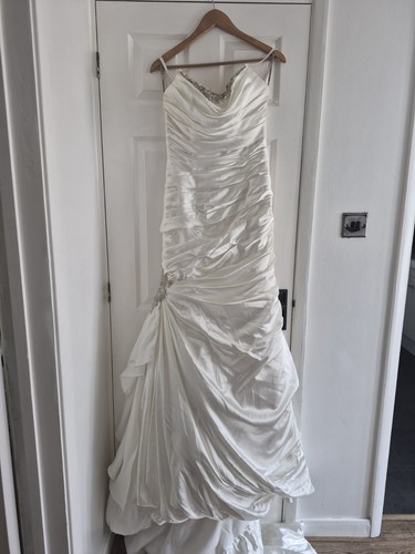 Maggie sottero ivory satin - maggie,