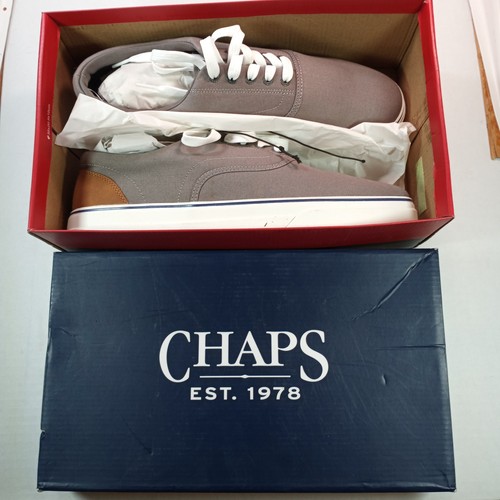 Chaps canvas deck tennis shoe - chaps,