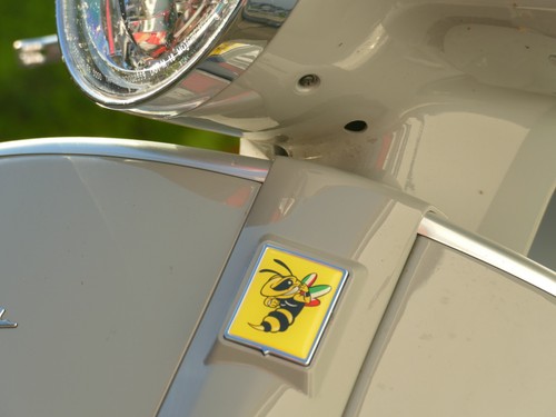 Vespa emblem cascade sticker - vespa,