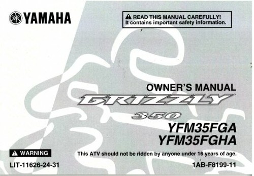 2011 yamaha yfm350fg - yamaha,