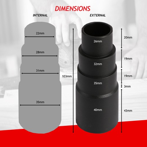 Dust extractor adaptor - extractor,