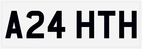 Abarth fiat short number plate - abarth,