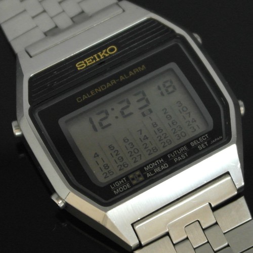 Vintage seiko digital - seiko, calendar