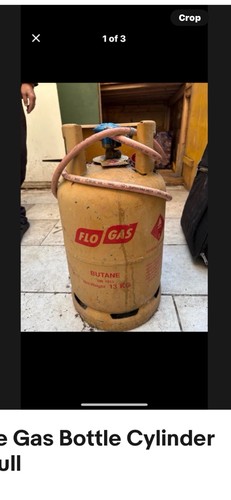 Butane gas cylinder with - butane,