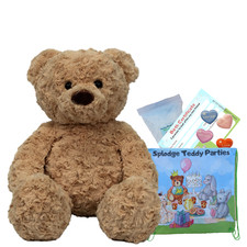 build MAKE a TEDDY BEAR KIT at home - Honey Brown Bear - 16"/40cm - no sew