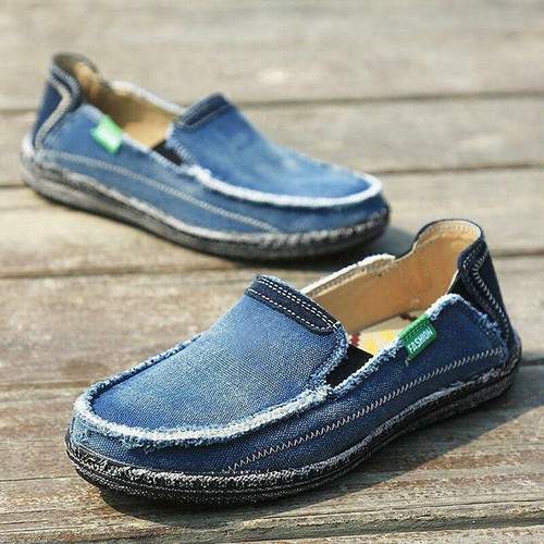 Mens flat casual canvas - flat,