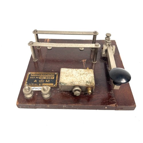 Morse code buzzer practice key - code,