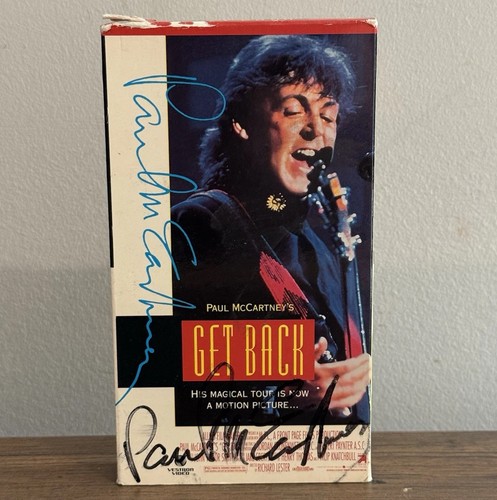 Paul mccartney signed get back - mccartney,
