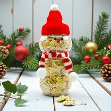 Christmas Snowman Jar filled