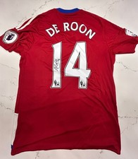 Match Worn SIGNED MARTIN DE ROON MIDDLESBROUGH FC  PREMIER LEAGUE RARE COA