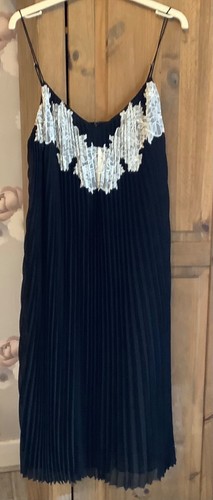 Zara black dress - , white