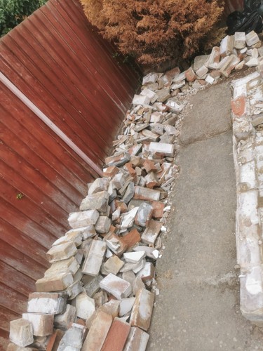 Rubble mixed bricks tiles - rubble, &
