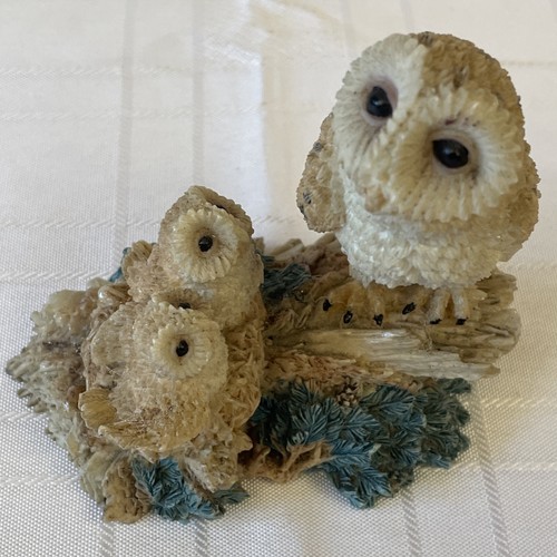 Vtg barn owl figurine standing - vtg,