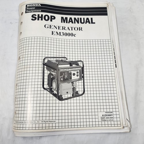 Genuine honda shop service - honda,