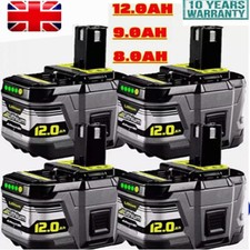 12Ah 8Ah  For RYOBI P108 18V 18 Volt One+ Plus High Capacity Lithium-ion Battery
