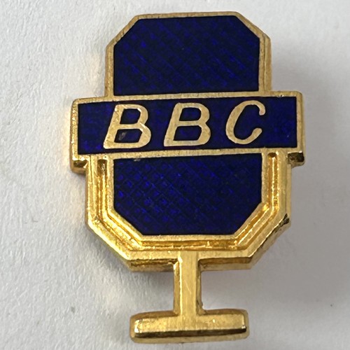 Bbc microphone vintage - vintage, enamel
