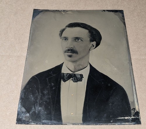 Large tintype man hand - man,