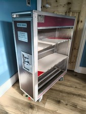 British Airways Double Airline Trolley Bookcase With 747 Shelves From G-CIVL