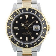 Rolex GMT Master II 16713 40 mm Black Dial Bi-Metal 1991 Watch