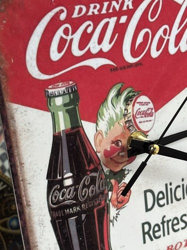 Clock coca cola bottle - bottle, 2d