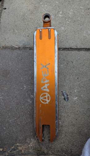 Apex orange scooter - scooter, deck