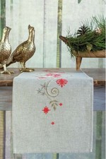 Vervaco Counted Cross Stitch Kit: Table Runner: Christmas