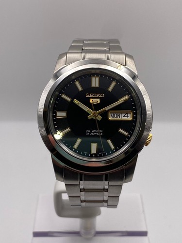 Seiko automatic black dial - seiko,