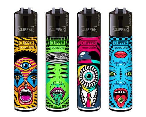 Trippy faces rare clipper - trippy,