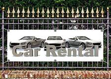 OUTDOOR CAR RENTAL BANNER SIGN ADVERT FREE ART WORK READY TO DISPLAY