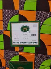 100%  COTTON GUARANTEED REALDUTCH  WAX PRINTS / FABRIC