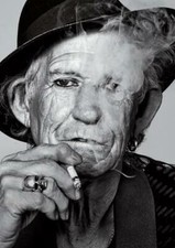 KEITH RICHARDS BB2 POSTER ART PRINT - A4 A3 A2 A1 A0 SIZES