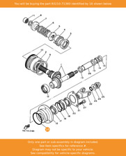 Yamaha ring 93210 71360 - o-ring,, 93210-71360