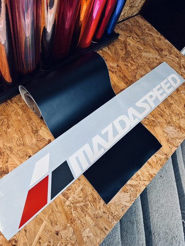 Mazda speed black sunstrip - mazda,