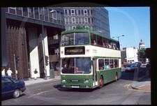Original Bus Slide - Nottingham City Transport 381 E381ERB Scania not sharp 1989