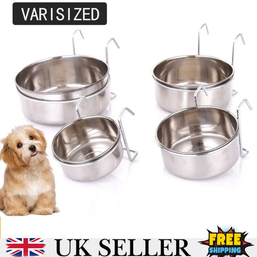 Pet cage hang feeding bowl - pet, on