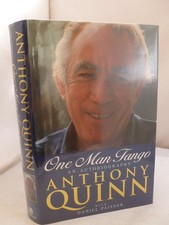 One Man Tango -  Autobiography - Anthony Quinn HB DJ SIGNED 1995